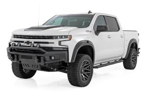 Chevrolet Silverado 1500 LED Running Boards - Rough Country - Bluetooth-Controlled - Multi-Color - '19-'25